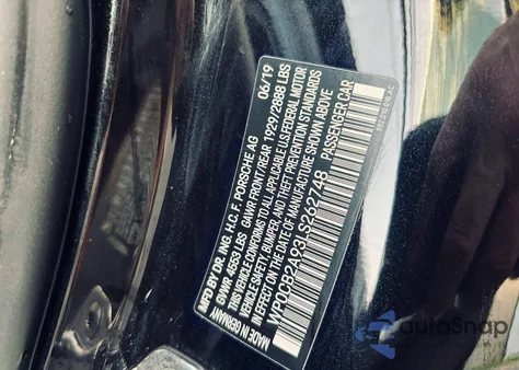 2020 Porsche 911 Carrera S z USA, uszkodzony, nr VIN WP0CB2A93LS262748